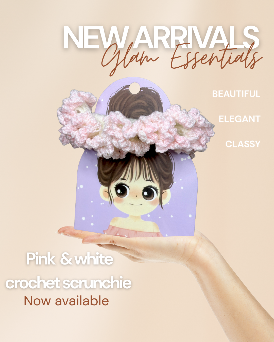 Premium Crochet Scrunchie | Gentle on Hair, Stylish Look