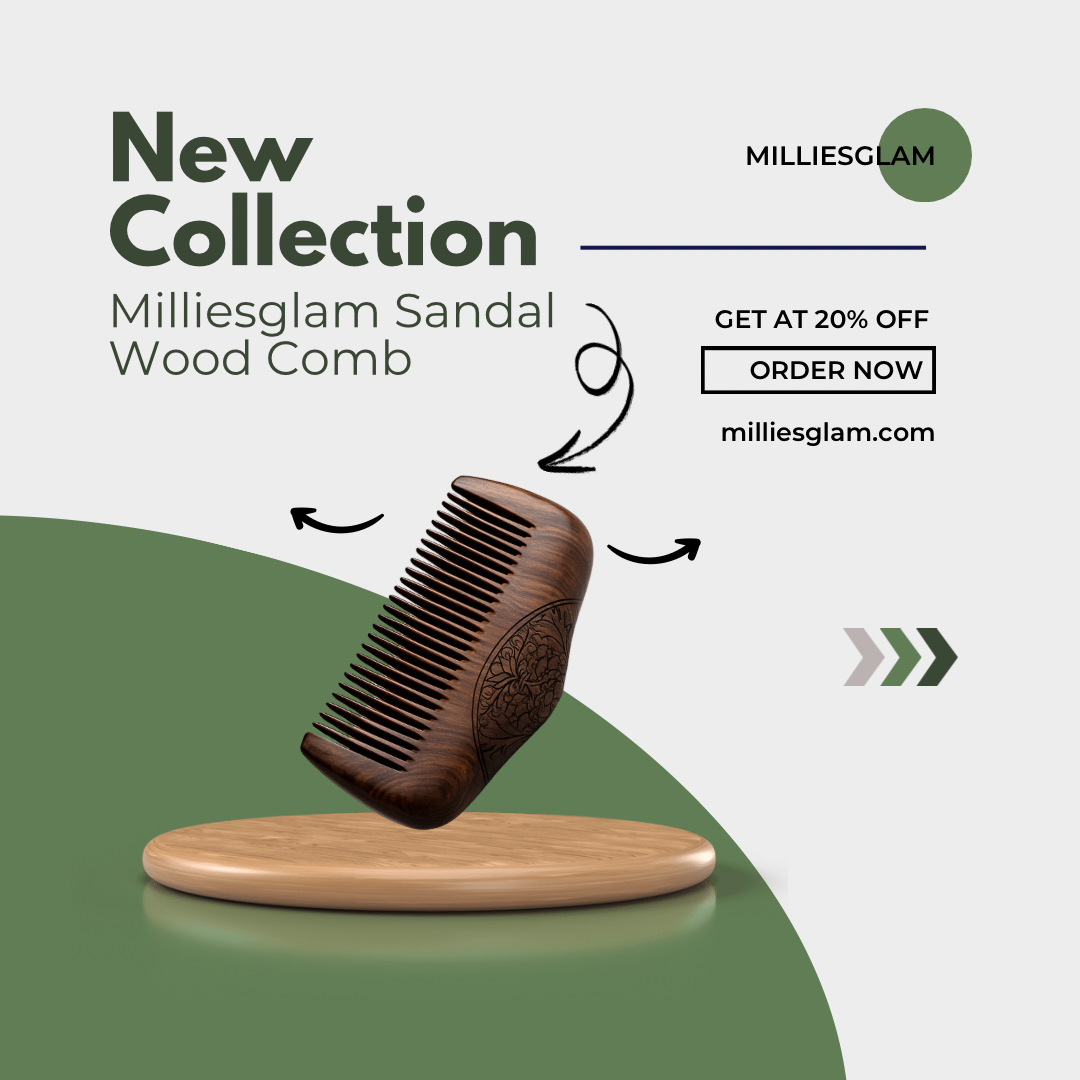 Premium Sandalwood Comb | Anti-Frizz & Gentle Detangling